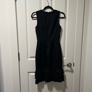J. Crew Black Ruffled Dress - Size 00